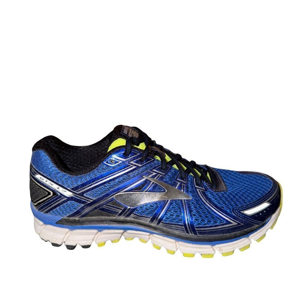 Men’s brooks GTS 17 Blue and Black Running Shoes size 9.5 wide 2E